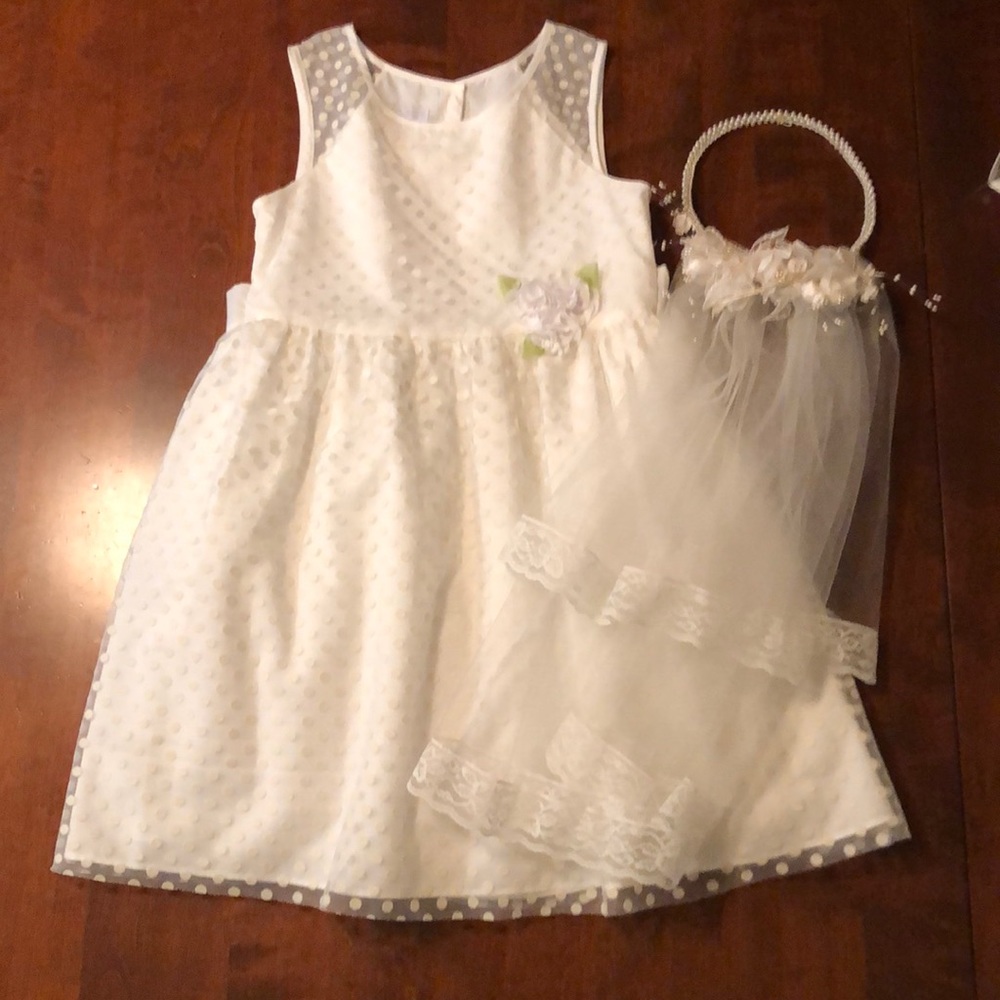 Formal Girls White Dress